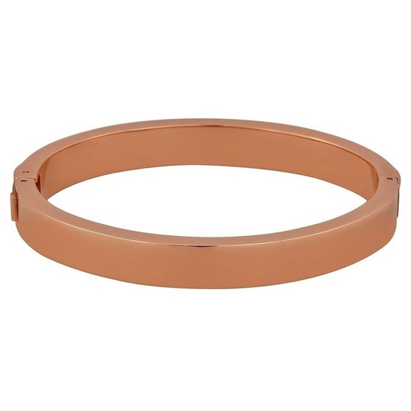 Michael Kors Pave Studded Rose Gold Bangle Bracelet Glass/Cubic Zirconi Nwt $145 - Picture 2 of 2